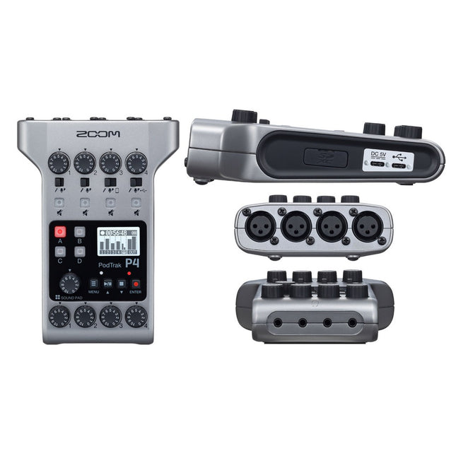 Zoom PodTrak P4 Podcast Recorder (Podtrack/P-4/P 4/Pod Trak)