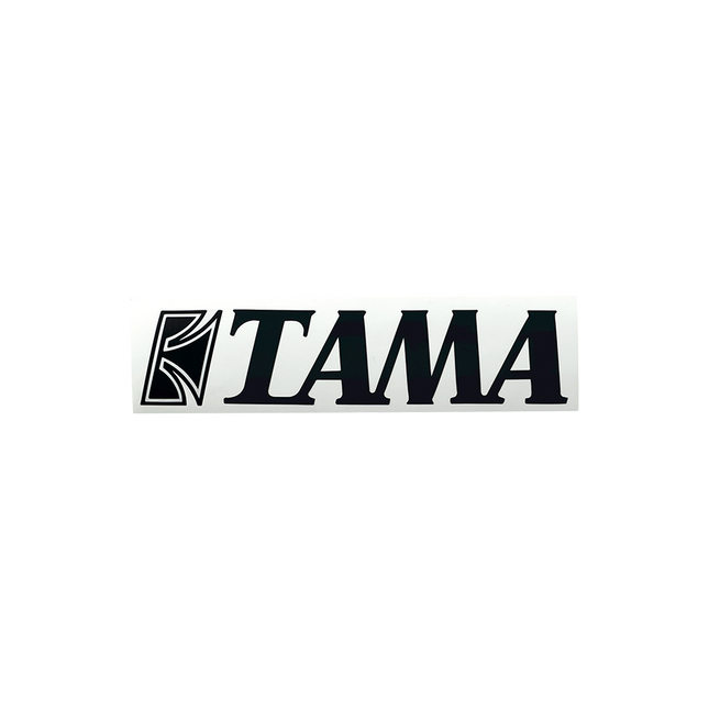 TAMA logo on black 22in bass drumhead