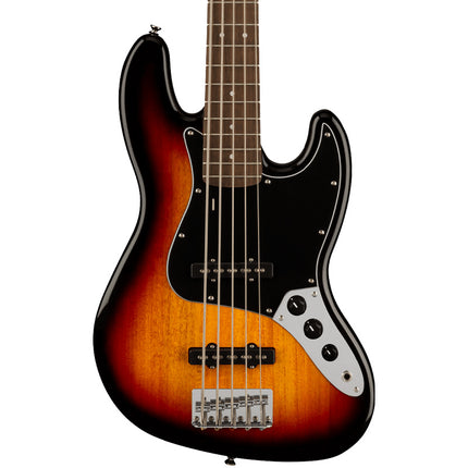 Squier Affinity Series 5-String Jazz Bass Guitar, Laurel Fretboard - 3-Color Sunburst