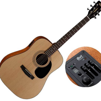 Cort AD810E - Acoustic-Electric Guitar with Gig Bag (AD810/AD-810E)