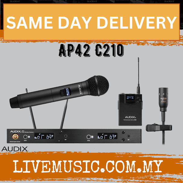 Audix AP42 C210 Handheld and Lavalier Wireless System ( AP42-C210 / AP42C210 )