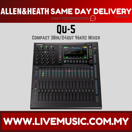 Allen & Heath QU-5 38-channel Digital Mixer ( QU 5 QU5 )