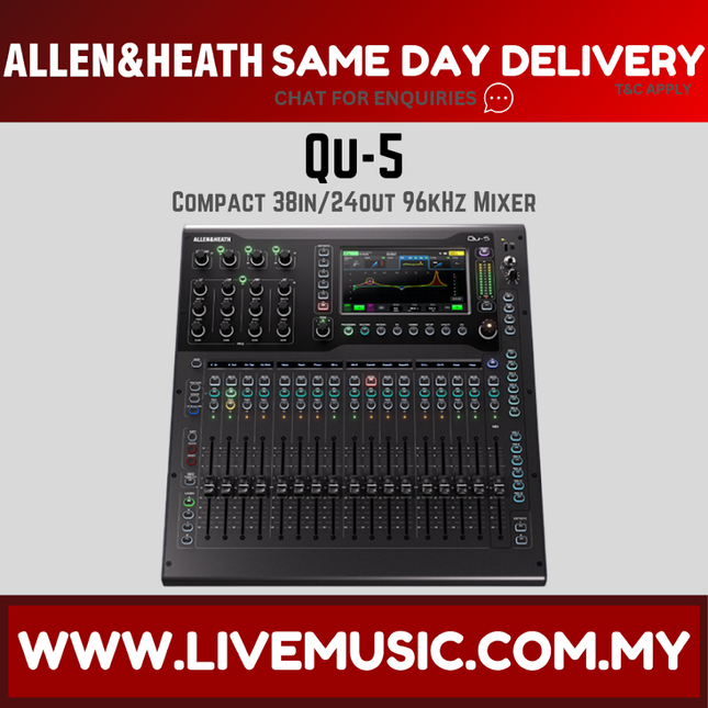 Allen & Heath QU-5 38-channel Digital Mixer ( QU 5 QU5 )