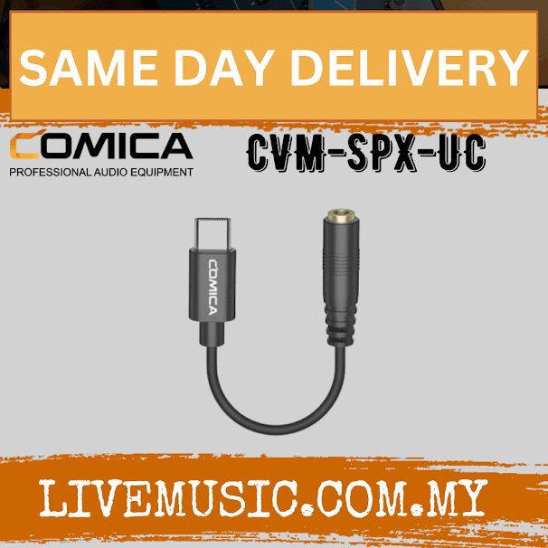 Comica CVM-SPX-UC 3.5mm TRS to USB-C Interface of Smartphone Audio Output Cable (CVM SPX UC CVMSPXUC)