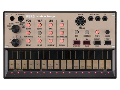 Korg Volca Keys Analog Loop Synthesizer Midi Controller (VolcaKeys/Volca-Keys)