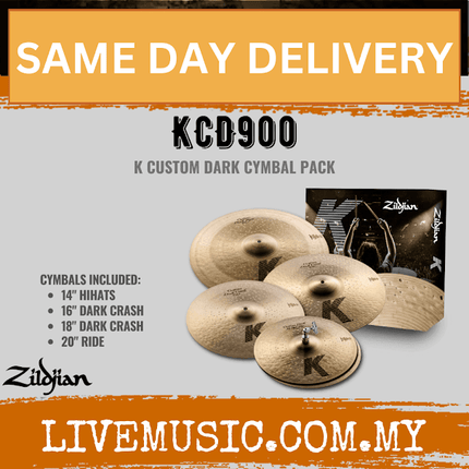Zildjian K Series Custom Cymbal Set - Dark Pack (KCD900)