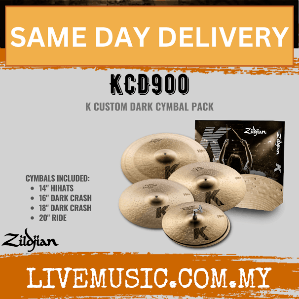 Zildjian K Series Custom Cymbal Set - Dark Pack (KCD900)