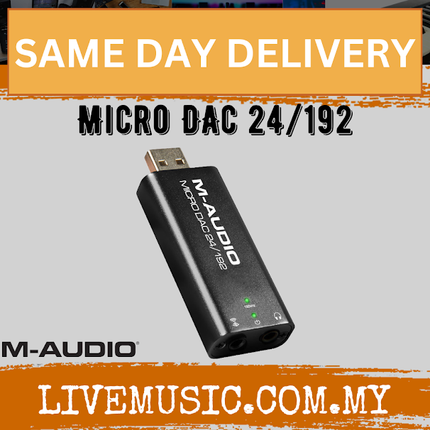 M-Audio Micro DAC 24/192 - Portable Digital-to-Analog Converter with Analog & Coaxial Digital Outputs (Micro-DAC)