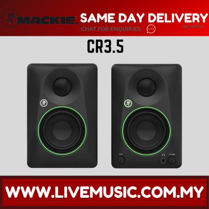 Mackie CR3.5 3.5-inch Powered Studio Monitors ( CR-3 CR 3 )