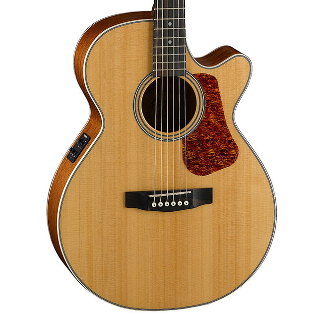 Cort L100F - Acoustic-Electric Guitar with Gig Bag - Natural Satin (L100 F/L100-F)