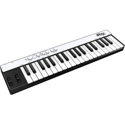 IK Multimedia iRig Keys Pro - The affordable 37 key USB MIDI controller for Mac/PC - White (Keys37/Keys-37)