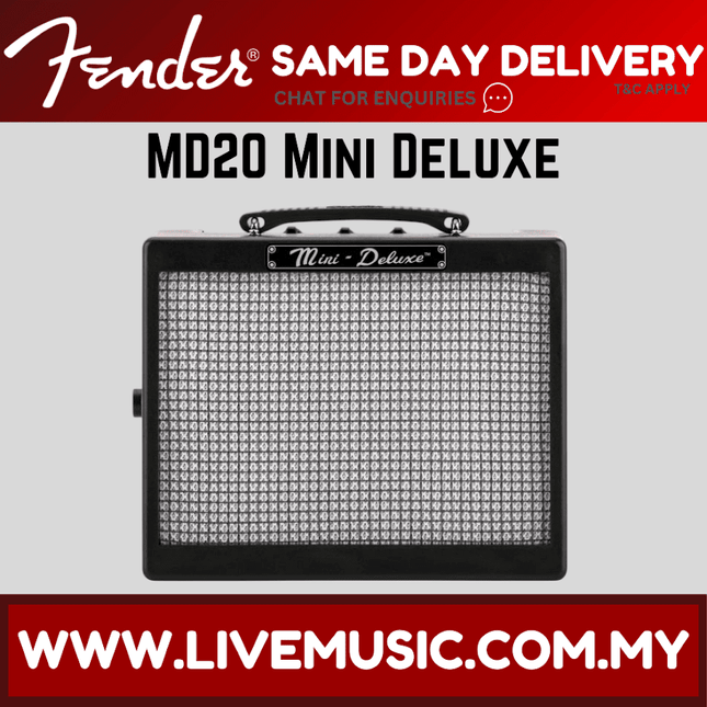 Fender Mini Deluxe MD20 2-watt 1x2" Mini Guitar Amp / Guitar Amplifier ( MD-20 )
