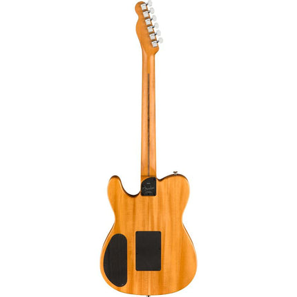 Fender American Acoustasonic Telecaster Guitar Ebony Fretboard with Bag - Black