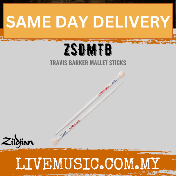 Zildjian ZSDMTB - Travis Barker Double Stick Mallet, Pair
