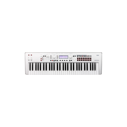 Korg KROSS2-61 Pure White Limited Edition Synthesizer Workstation (KROSS 2/KROSS2)