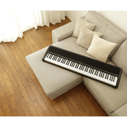 Korg B2N Digital Piano with Notestand and Adapter - Black (B2-N/B2 N)