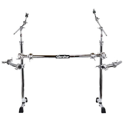 Gibraltar GCS375R Chrome Series Curved Front Rack with Wings + 2x Cymbal Boom (GCS-375R)