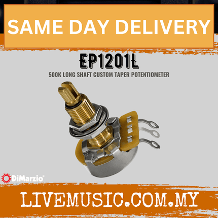 DiMarzio EP1201L 500K Long Pot Bushing (EP-1201L/EP 1201L)