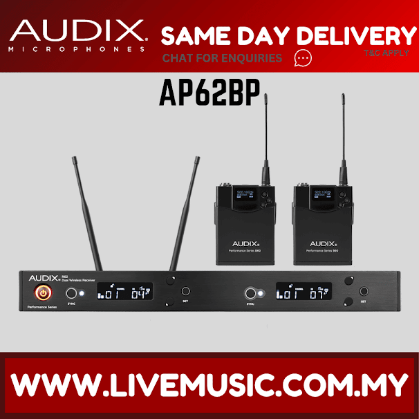 Audix AP62 BP Lavalier Wireless Microphone System ( AP62-BP / AP62BP )
