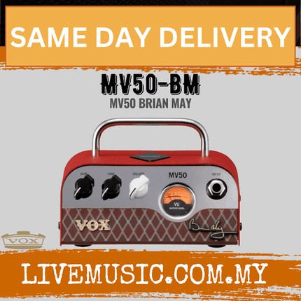 Vox MV50-BM Brian May 50-watt Hybrid Tube Head ( MV50 BM / MV50BM )