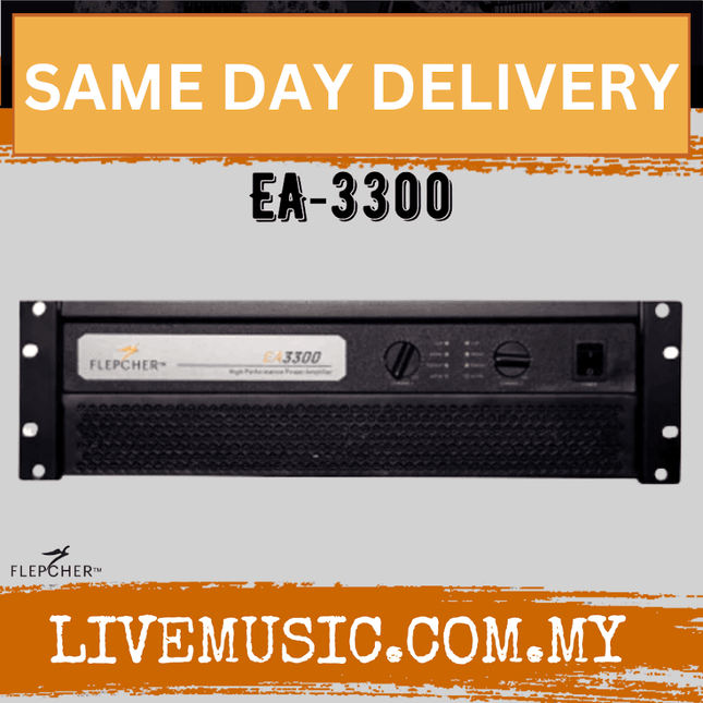 Flepcher EA-3300 Power Amplifier ( EA3300 / EA 3300 )