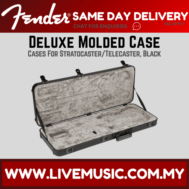 Fender Deluxe ABS Molded Strat/Tele Guitar Case