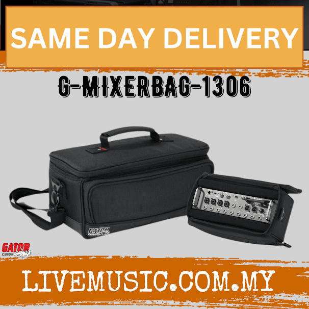 Gator G-MixerBag-1306 Padded Bag for Compact Rackmounted Mixers (G MixerBag 1306/GMixerBag1306)