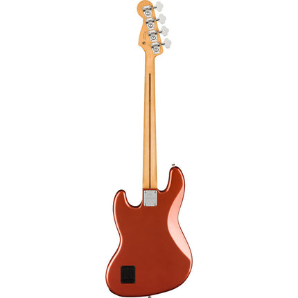 Fender Player Plus Jazz Bass Guitar, Maple Fretboard - Aged Candy Apple Red