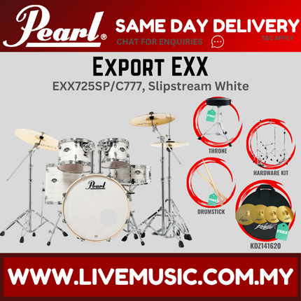 Pearl Export EXX 5-Piece Drum Set with KDZ141620 Cymbals Set ( EXX725SP/C )