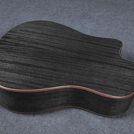 SQOE S360-FG 41 inch Solid Top Acoustic-Electric Guitar with Fishman Pickup - Mahogany (S360/S360FG)