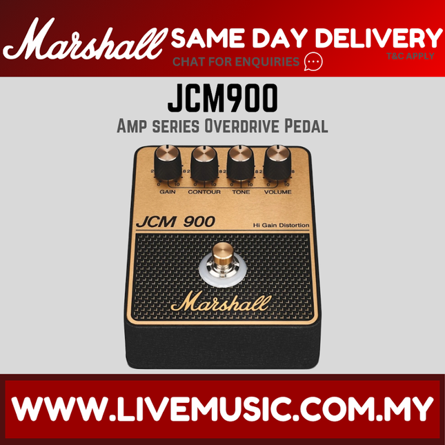 Marshall PEDL-92005-E JCM900 Amp Series Guitar Effects Pedal