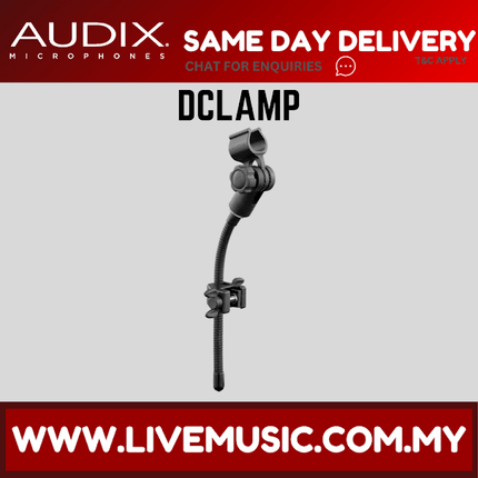 Audix DCLAMP Drum Lug-mounted Mini-Gooseneck Microphone Clamp (DCLAMP)