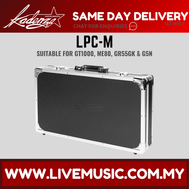 Kadenza LPC-M - Medium LMC Multi-Effect Pedal Case suitable for GT1000/GR55GK/G5N/ME90 (LPCM LPC M)