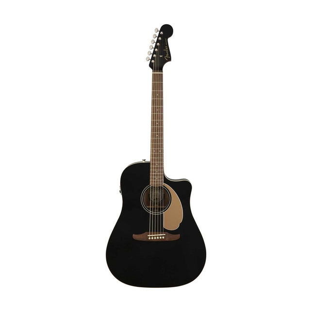 Fender California Redondo Player Left-Handed Slope-Shouldered Acoustic Guitar - Jetty Black