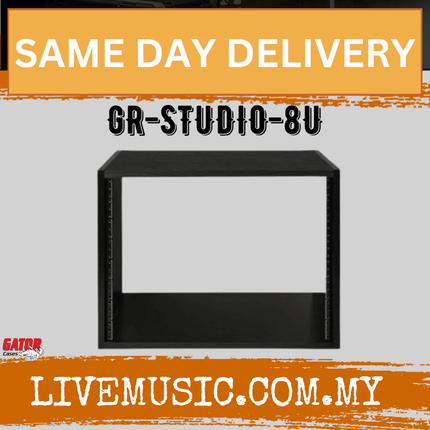 Gator GR-STUDIO-8U Studio Rack Cabinet (GR STUDIO 8U/GRSTUDIO8U)