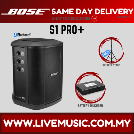 Bose S1 Pro+ Multi-Position PA System With Speaker Stand ( S1Pro / S1-Pro / S1Pro+ / S1 Pro+ )