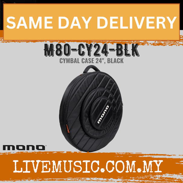 Mono M80 Cymbal Case, 24 inch - Black (M80-CY24-BLK)