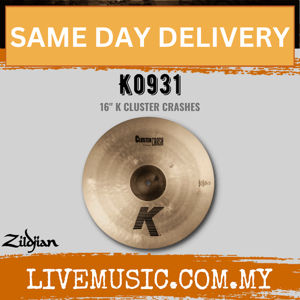 Zildjian 16" K Series Cluster Crash Cymbal (K0931)
