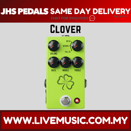 JHS Clover Preamp Guitar Effects Pedal