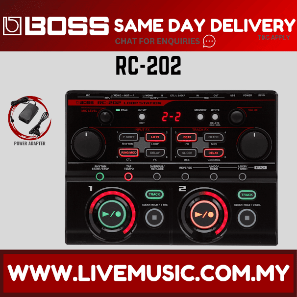 Boss RC-202 Loop Station Pedal (RC202 RC 202)