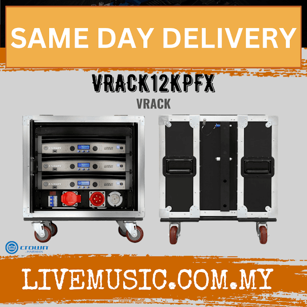 Crown VRACK12KPFX 12K VRACK MINUS AMPS ( VRACK-12KPFX / VRACK 12KPFX )