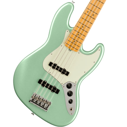 Fender American Professional II 5-String Jazz Bass Electric Guitar, Maple FB, Mystic Surf Green