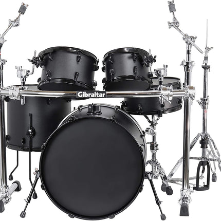Gibraltar GCS375R Chrome Series Curved Front Rack with Wings + 2x Cymbal Boom (GCS-375R)