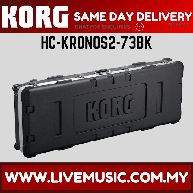 Korg HC-KRONOS2 73 Fitted Flight Hard Case Travel For 73 Key Kronos Keyboard ( HC KRONOS2 )