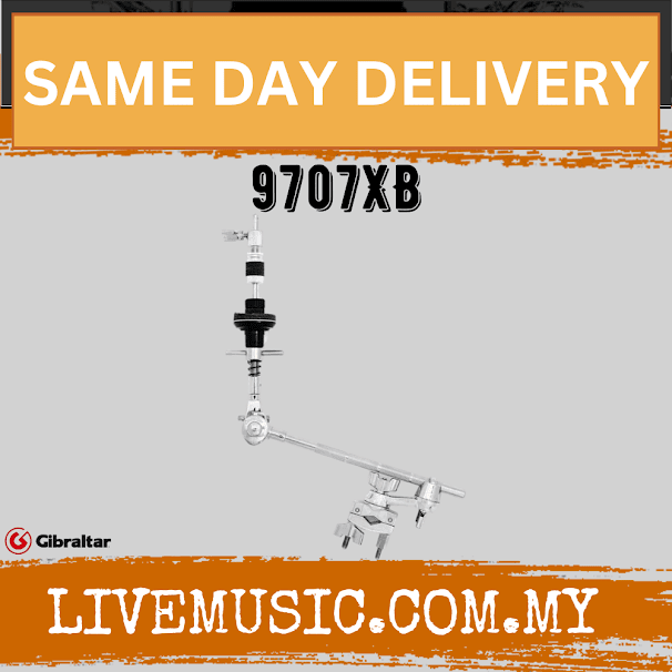 Gibraltar 9707XB X-Hi Hat w/ Gearless Brake Adjustment Arm & Clamp