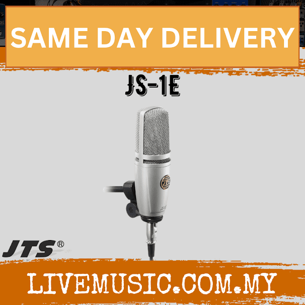JTS JS-1E Budget large diaphragm studio microphone ( JS1E / JS 1E )