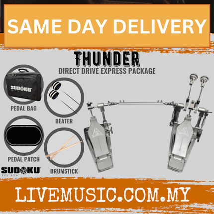 Sudoku Thunder Twin Drum Pedal Direct Drive