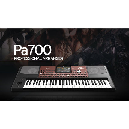 Korg Pa700 - 61 key Arranger Workstation with and Adapter (Pa-700)