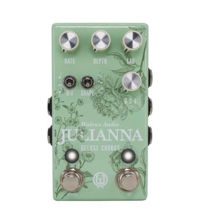 Walrus Audio Julianna Stereo Chorus/Vibrato Guitar Effects Pedal, Floral Series 2024