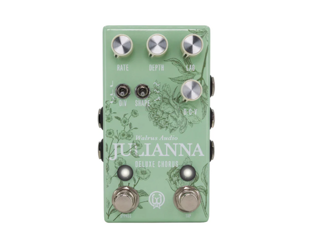 Walrus Audio Julianna Stereo Chorus/Vibrato Guitar Effects Pedal, Floral Series 2024